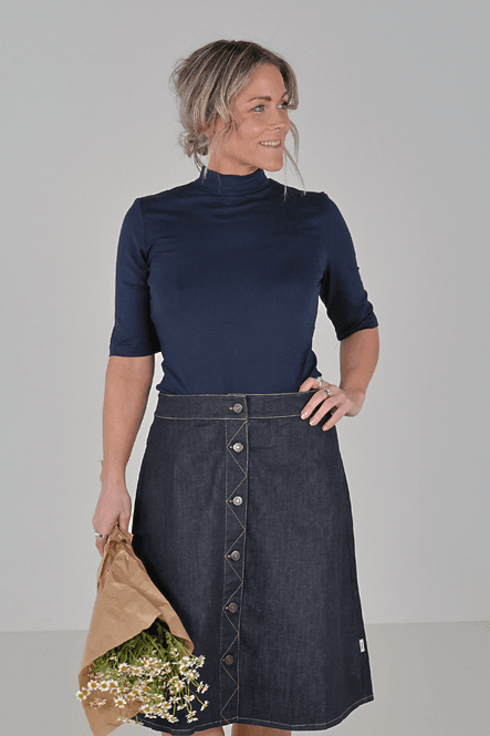 Hovedbilde Pia blå genser