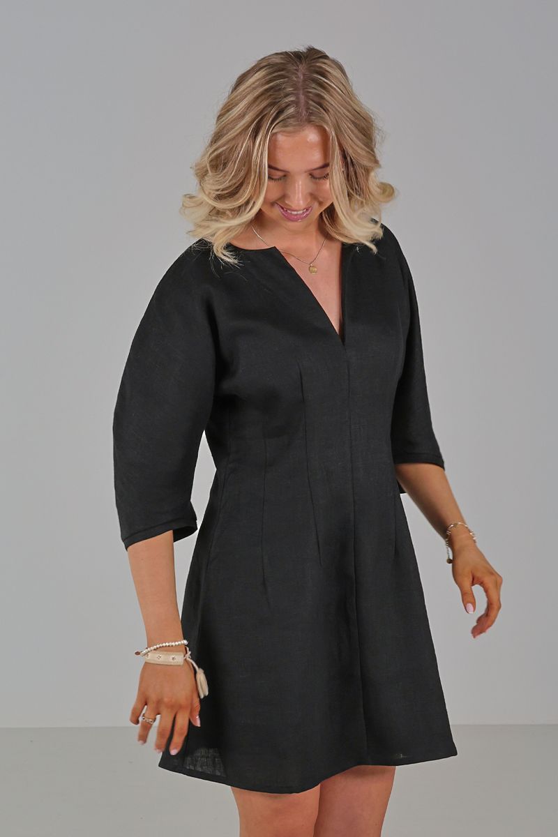 Mariell sort kort linkjole