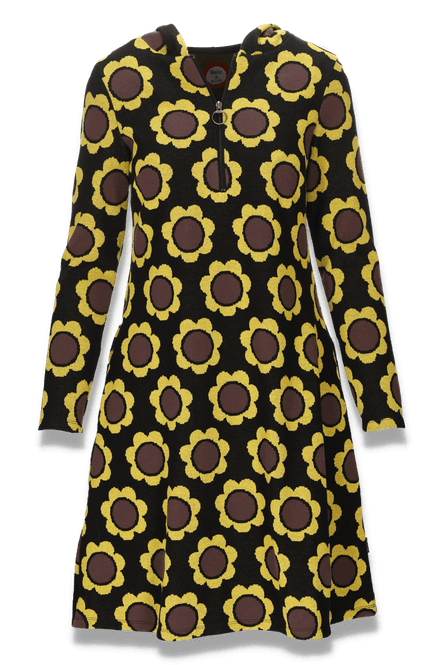 Hovedbilde Vilde gul blomstret kjole