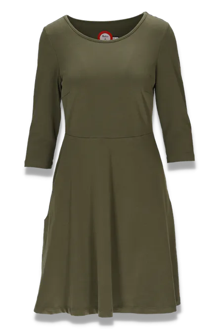 Hovedbilde Aurora kaki basiskjole