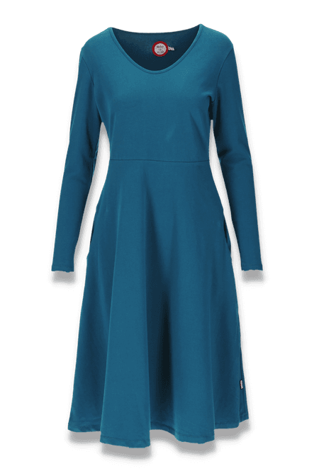 Hovedbilde Runa petrol basiskjole