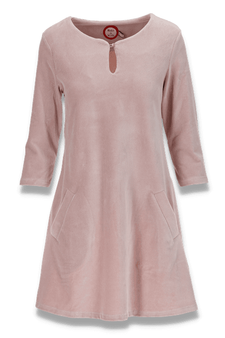 Hovedbilde Margrete pastellrosa babycord ...