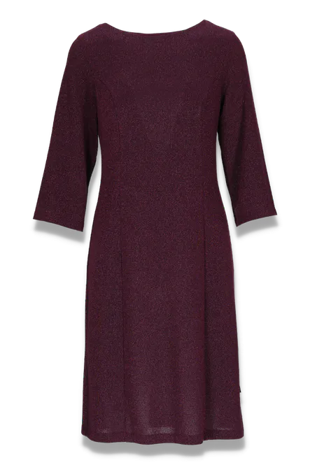 Hovedbilde Bitten dark plum glitterkjole