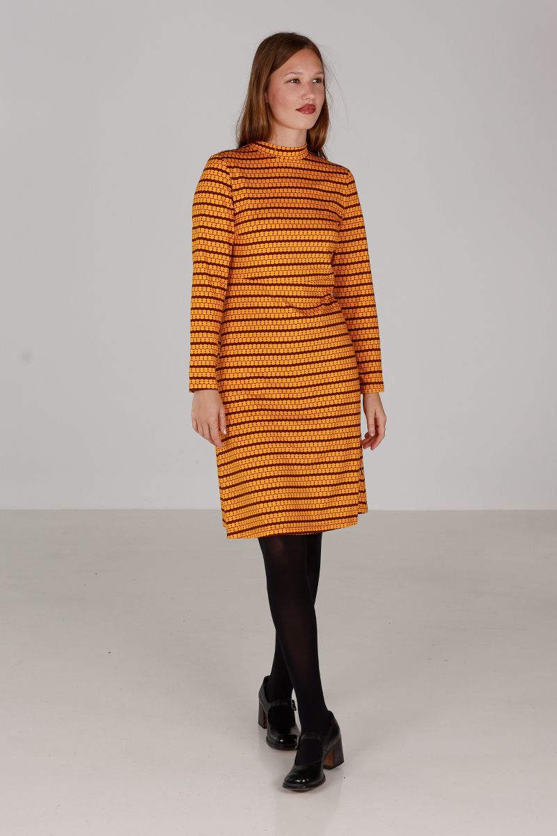 Gerd gul bomullskjole