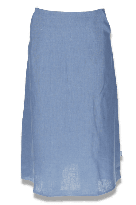 Hovedbilde Agata skjørt i jeansblå lin