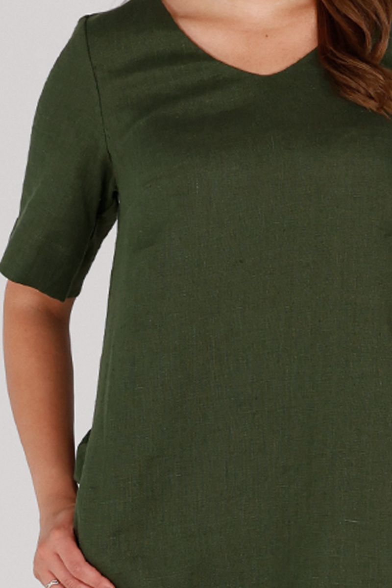 Gyda kombogrønn linkjole